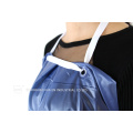 blue plastic disposable aprons for dental hospital use